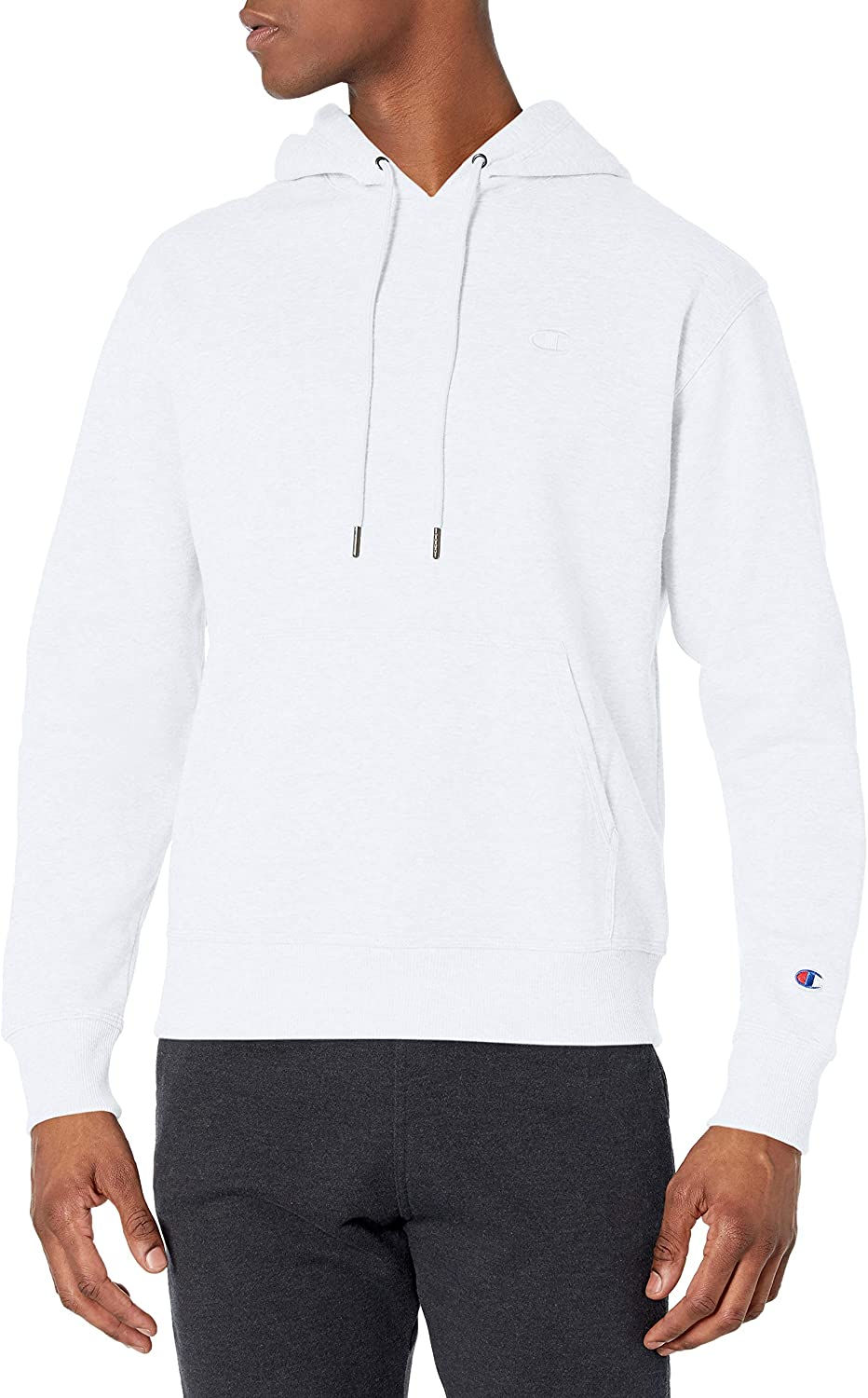थंबनेल: Champion Men's Powerblend Fleece Hoodie, C Logo