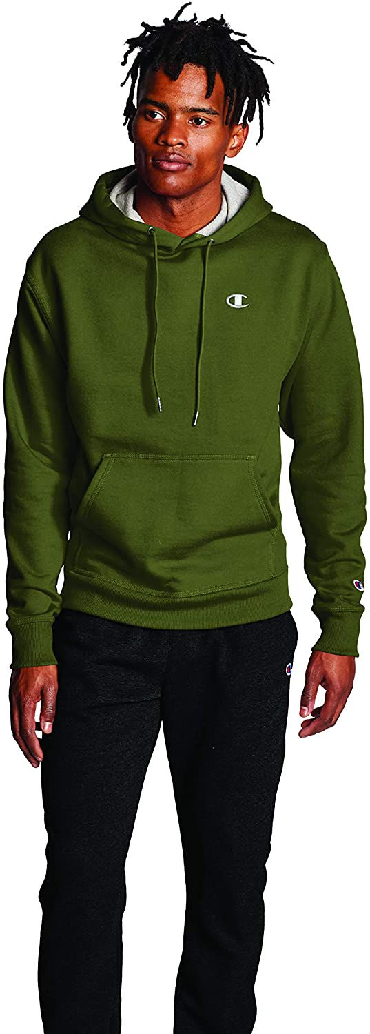 थंबनेल: Champion Men's Powerblend Fleece Hoodie, C Logo