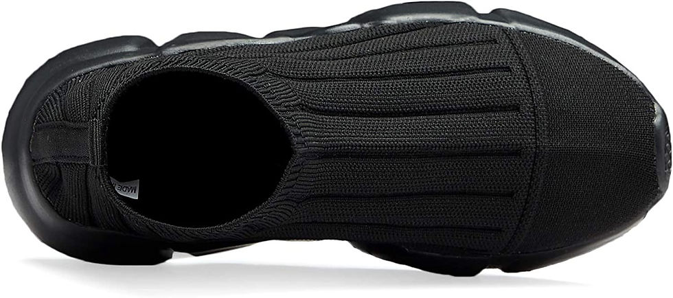 Thumbnail: Hetios Girls Sneakers Running Shoes High-Heeled Socks Shoes Boys Athletic Sneak