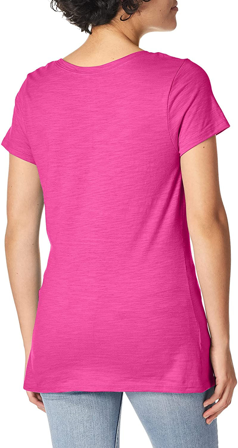थंबनेल: Hanes Women's Shirred V-Neck T-Shirt
