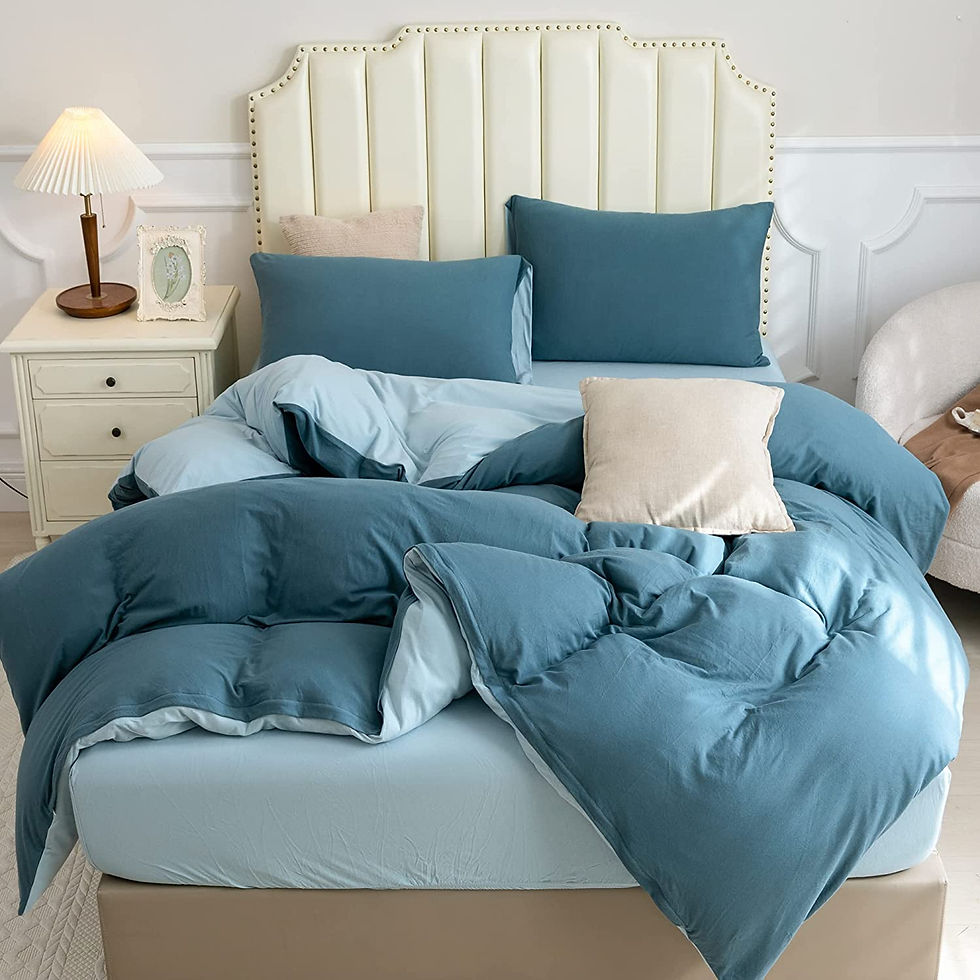 الصورة المصغرة: PURE ERA Jersey Knit Duvet Cover Set 100% T-Shirt Cotton Super Soft Comfy, Soli