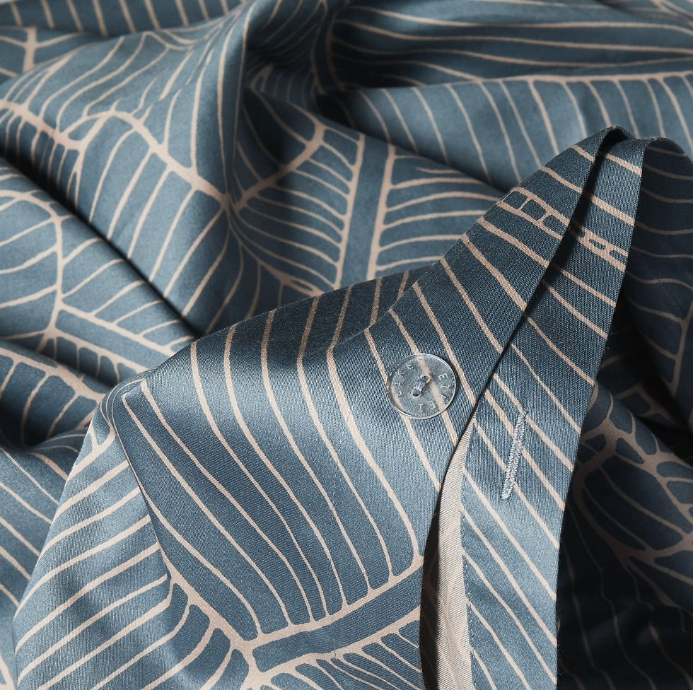 الصورة المصغرة: Modern Vintage Retro Mod Print Bedding Egyptian Cotton Duvet Cover Set Minimali