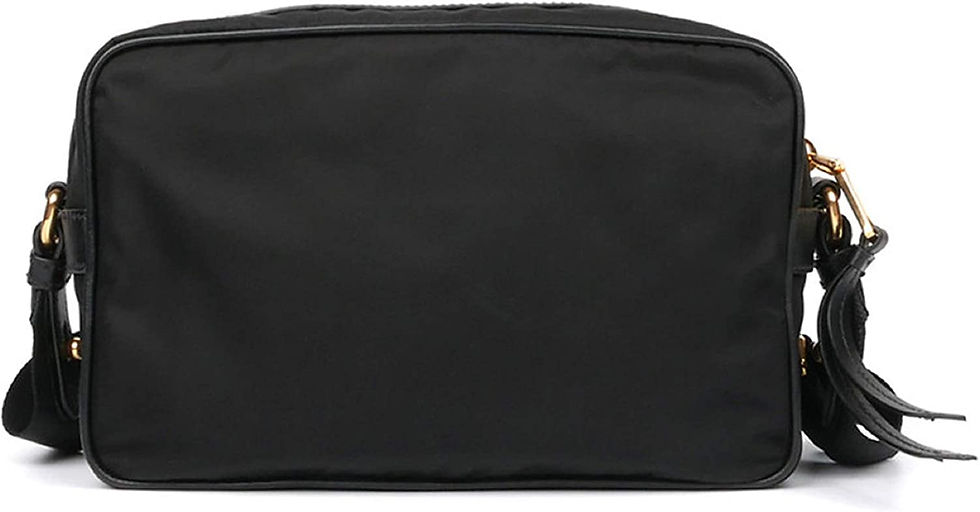 Thumbnail: Prada Tessuto Nylon Black Camera Bag Crossbody 1BH089