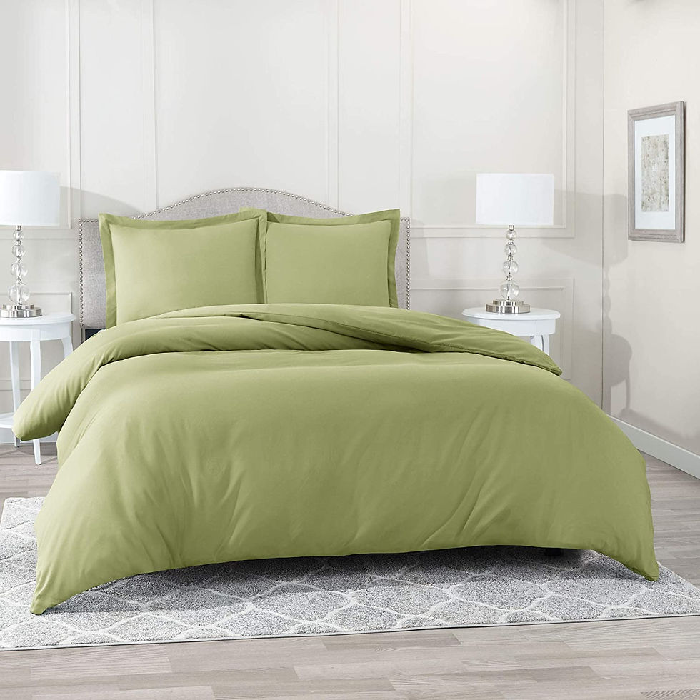 الصورة المصغرة: Nestl White Duvet Cover Queen Size - Soft Queen Duvet Cover Set, 3 Piece Double