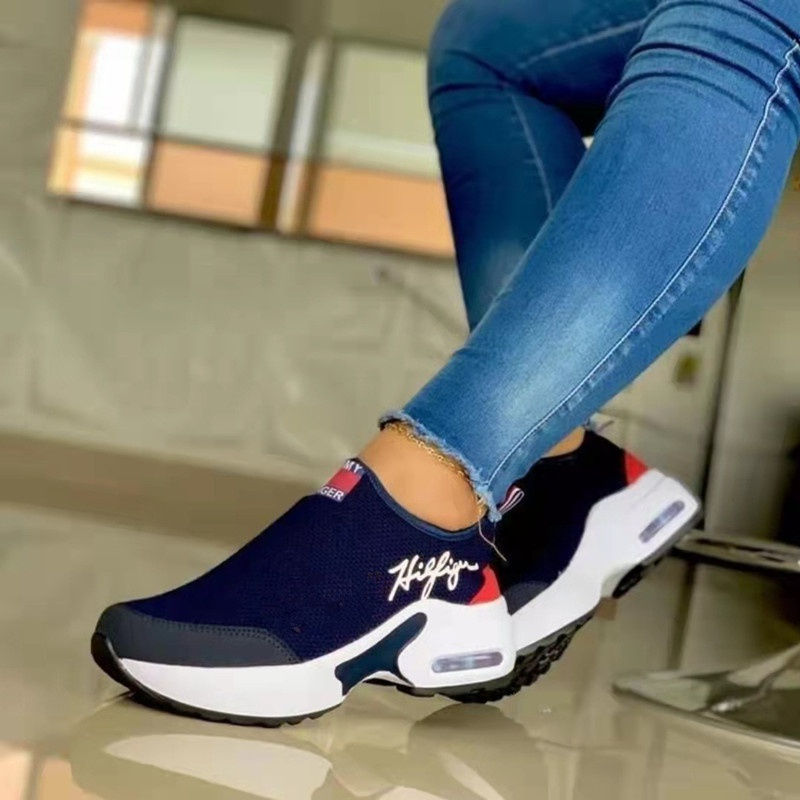 Thumbnail: New Women Fashion Mesh Casual Air Cushion Sneakers in Plus Size Platform Shoes 
