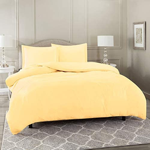 الصورة المصغرة: Nestl White Duvet Cover Queen Size - Soft Queen Duvet Cover Set, 3 Piece Double