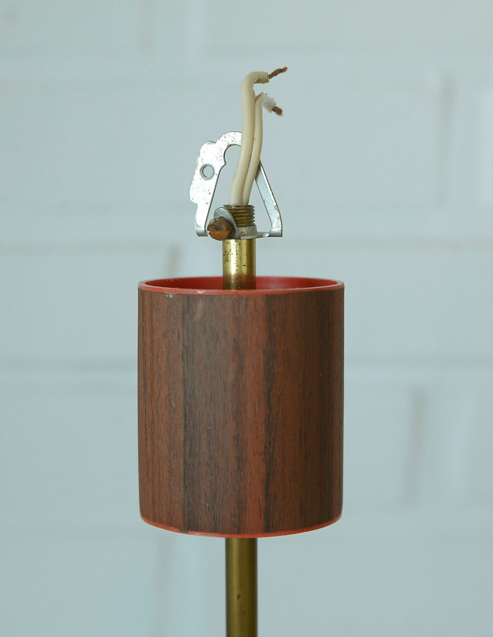 Thumbnail: Vintage Elegant Pendant Lamp  Brass Gooseneck Sputnik Chandelier   Mid Century 