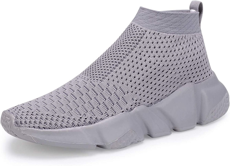 Thumbnail: Hetios Girls Sneakers Running Shoes High-Heeled Socks Shoes Boys Athletic Sneak