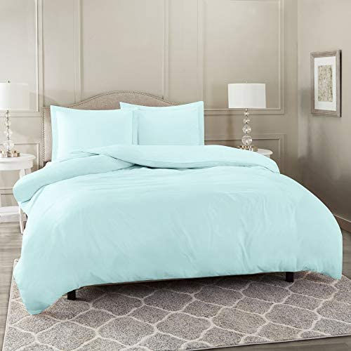 الصورة المصغرة: Nestl White Duvet Cover Queen Size - Soft Queen Duvet Cover Set, 3 Piece Double
