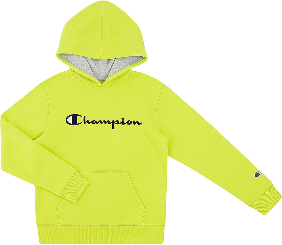 Thumbnail: Champion Kids Clothes Sweatshirts Youth Heritage Fleece Pull On Hoody Sweatshir