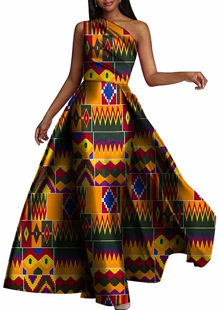 Thumbnail: iooiooi Fashion Dresses with Swallow Tail African Women Print Dashiki Dress One