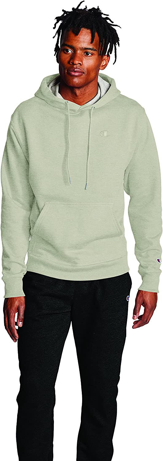 थंबनेल: Champion Men's Powerblend Fleece Hoodie, C Logo