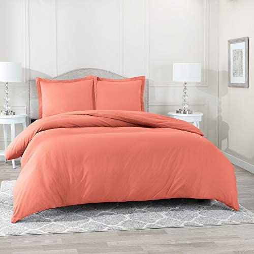 الصورة المصغرة: Nestl White Duvet Cover Queen Size - Soft Queen Duvet Cover Set, 3 Piece Double