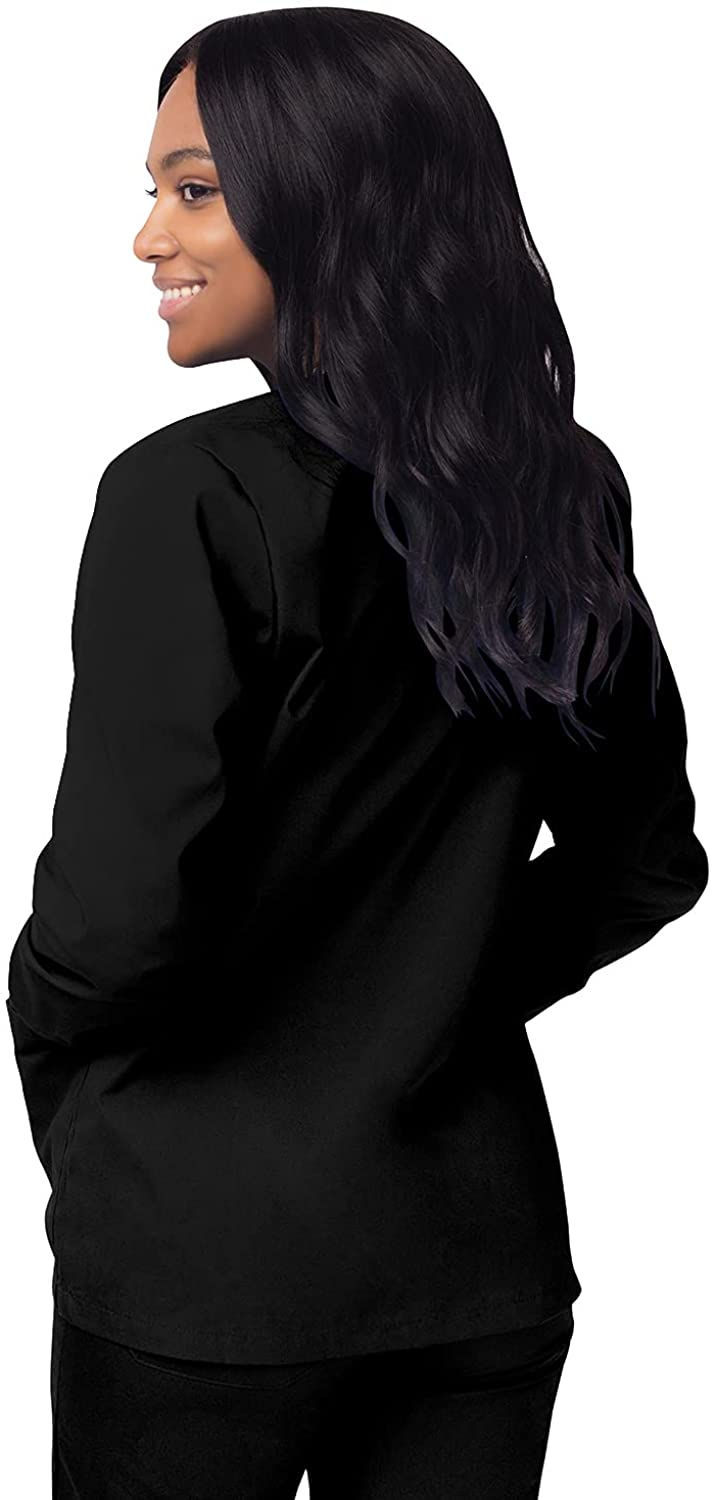 थंबनेल: SIVVAN Scrubs for Women - Front Snap Warm - Up Jacket