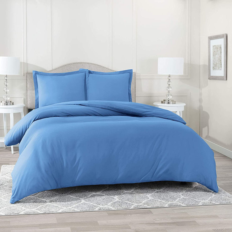 الصورة المصغرة: Nestl White Duvet Cover Queen Size - Soft Queen Duvet Cover Set, 3 Piece Double