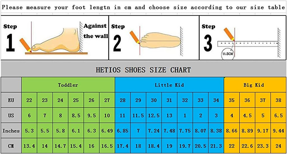 Thumbnail: Hetios Girls Sneakers Running Shoes High-Heeled Socks Shoes Boys Athletic Sneak