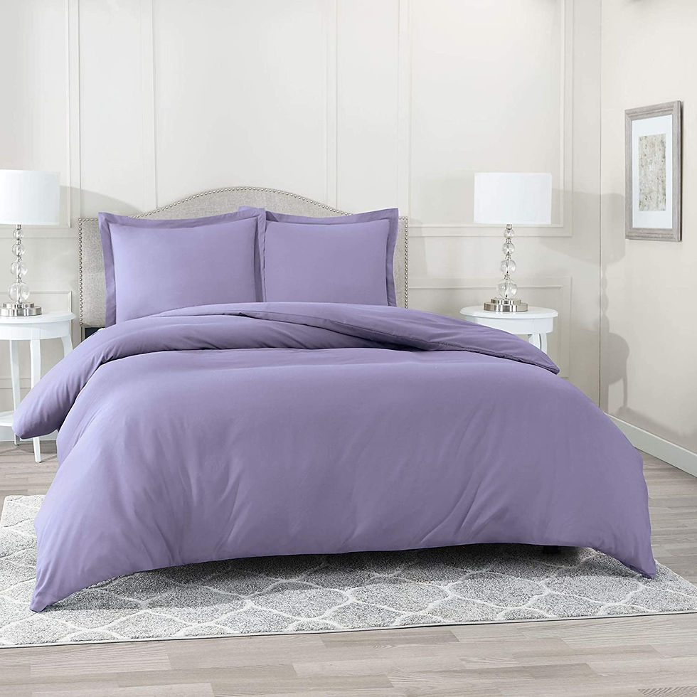 الصورة المصغرة: Nestl White Duvet Cover Queen Size - Soft Queen Duvet Cover Set, 3 Piece Double