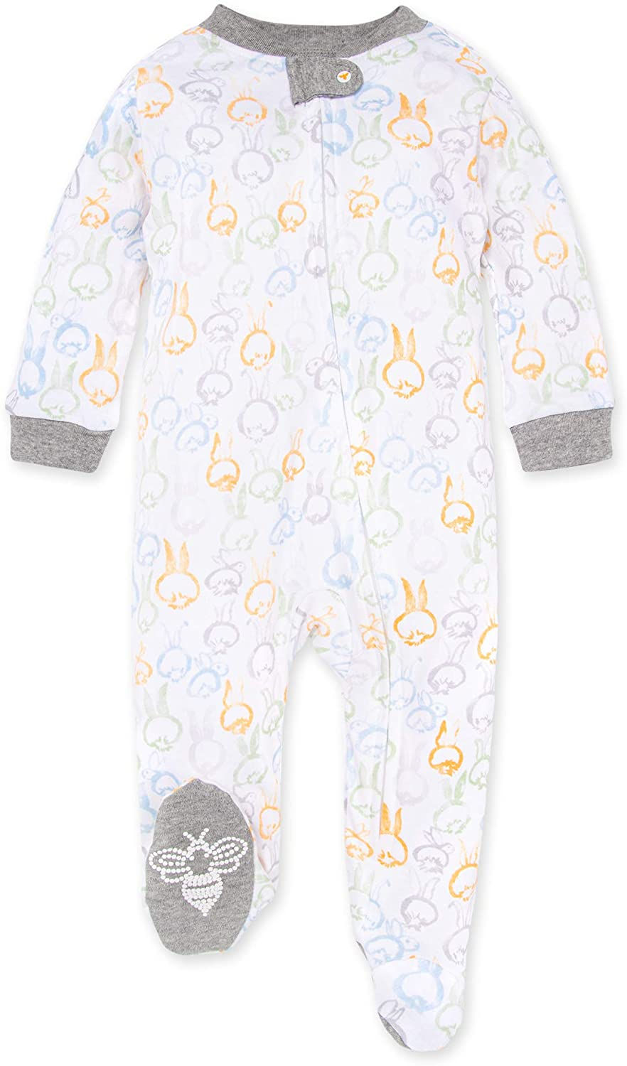 الصورة المصغرة: Burt's Bees Baby Boys' Sleep and Play PJs, 100% Organic Cotton One-Piece Romper