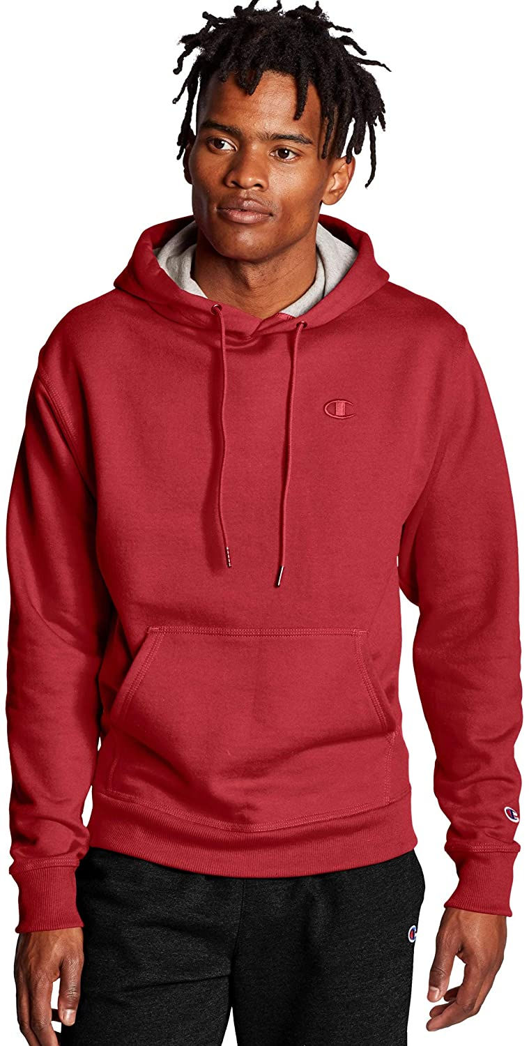 थंबनेल: Champion Men's Powerblend Fleece Hoodie, C Logo