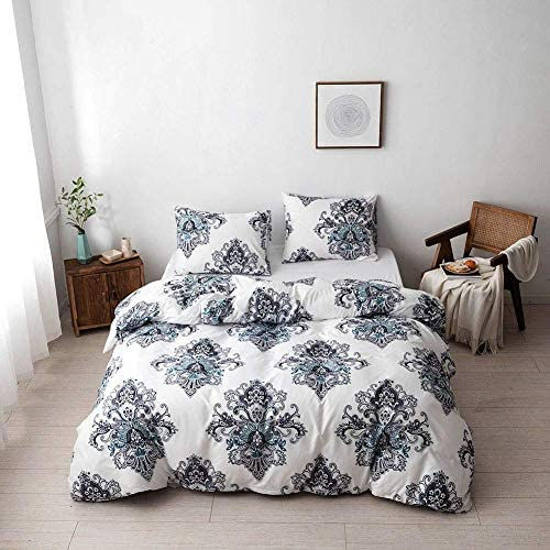 Thumbnail: Arachnes Needle Bohemian Duvet Cover Set, Lightweight Microfiber Bedding Set wi