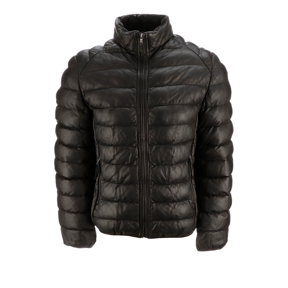 الصورة المصغرة: Custom Contrast Mens Padded Coats Nylon Bubble Puffer Jacket Coat Warm Winter M