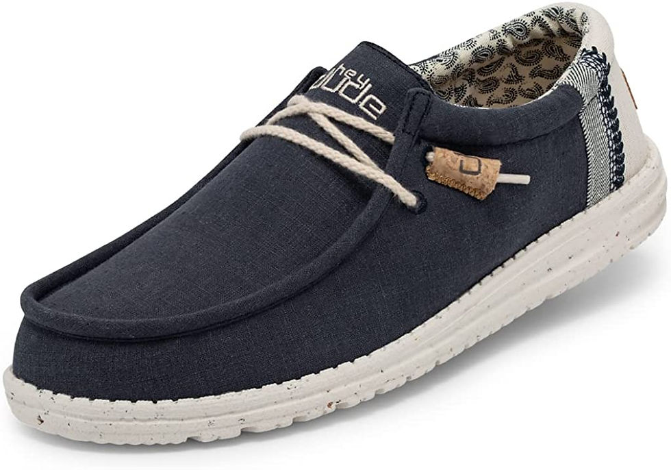 Miniatura: Hey Dude Men's Wally Multiple Colors | Men’s Shoes | Men's Lace Up Loafers | 