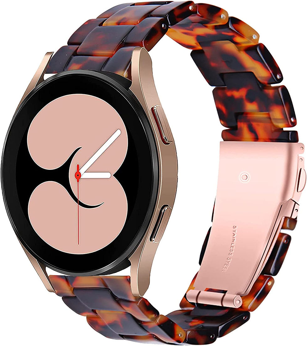 Thumbnail: Miimall Compatible with Samsung Galaxy Watch 4 Band 40mm 44mm, Watch 4 Classic 