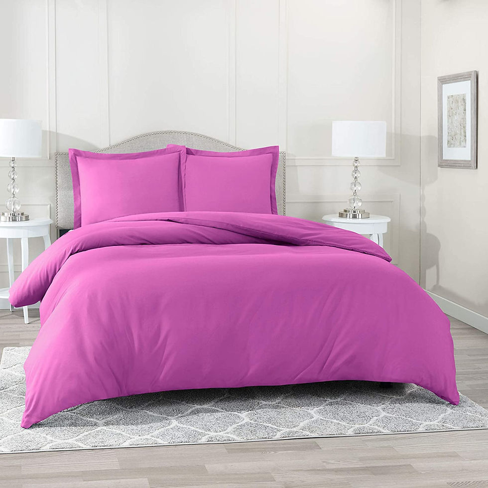 الصورة المصغرة: Nestl White Duvet Cover Queen Size - Soft Queen Duvet Cover Set, 3 Piece Double