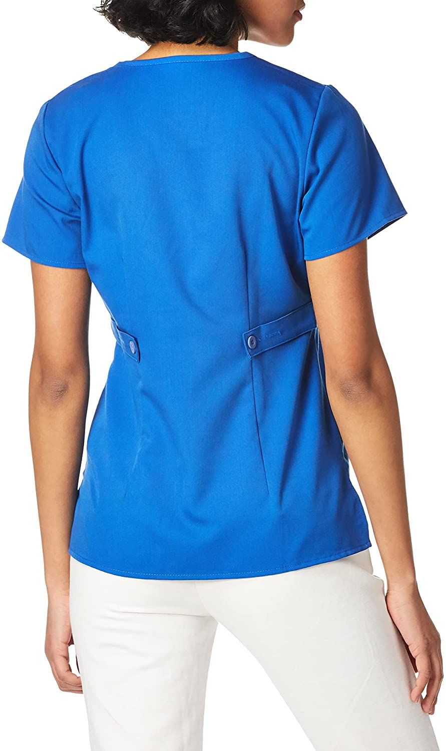 Thumbnail: Grey's Anatomy by Barco - Women's Riley Top, Easy Care Mock Wrap Scrub Top