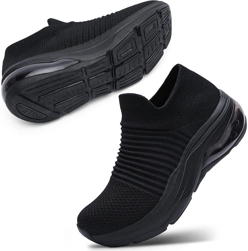 Миниатюра: STQ Slip On Breathe Mesh Walking Shoes Women Fashion Sneakers Comfort Wedge Pla