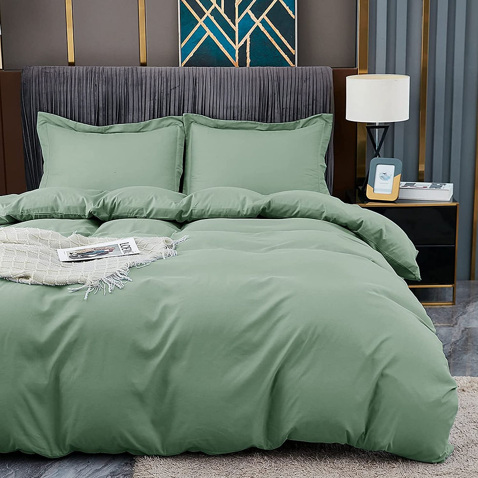 الصورة المصغرة: Duvet Covers Queen Size - Ultra Soft and Breathable Bedding Comforter Cover Set