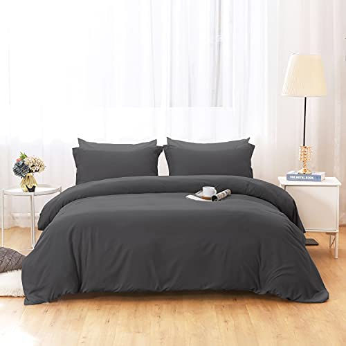 الصورة المصغرة: Duvet Covers Queen Size - Ultra Soft and Breathable Bedding Comforter Cover Set
