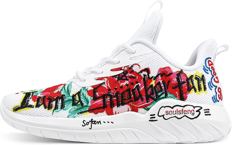 Thumbnail: Soulsfeng Kids Tennis Shoes Lightweight Breathable Boys Running Shoe Fashion Wa