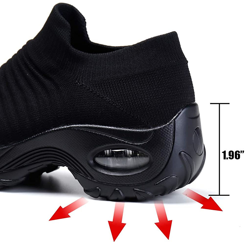 Миниатюра: STQ Slip On Breathe Mesh Walking Shoes Women Fashion Sneakers Comfort Wedge Pla
