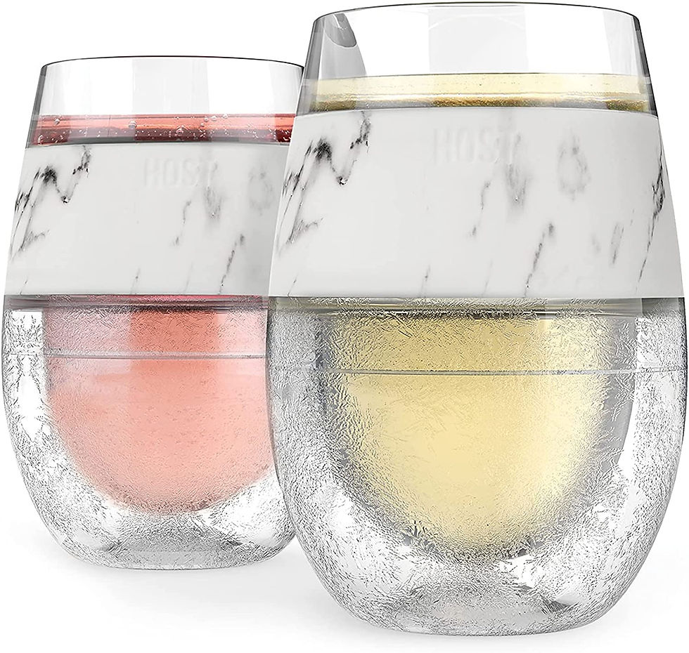 Thumbnail: Host Freeze Cooling Cup Set of 2 Plastic Double Wall Insulated Freezer Chilling