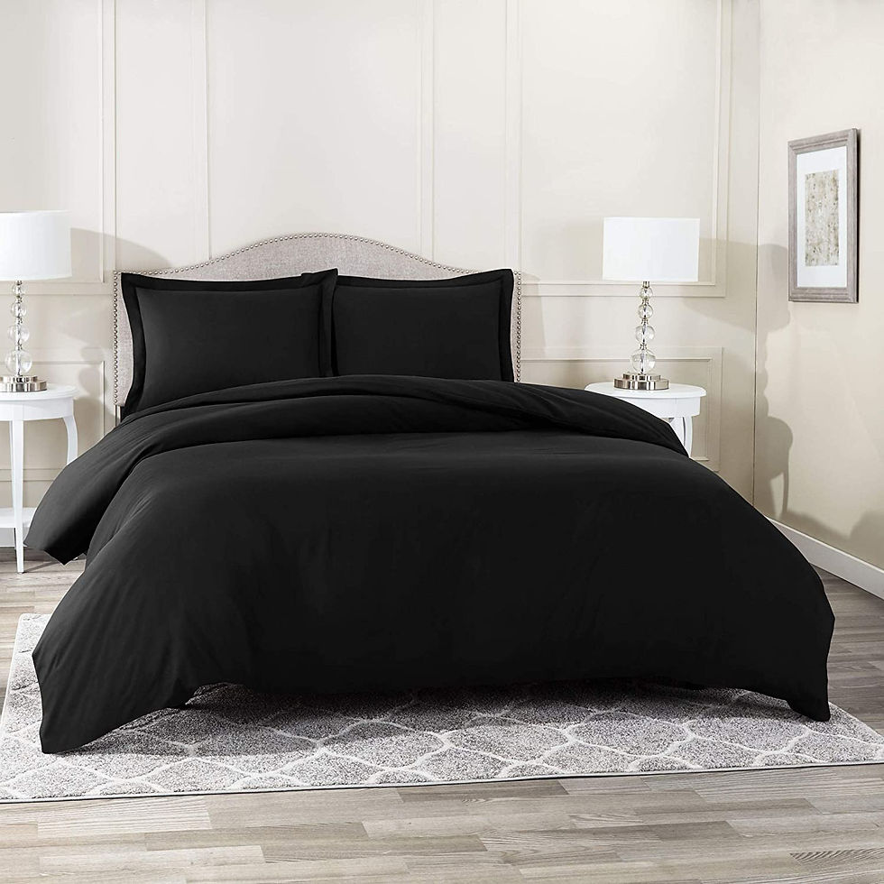 الصورة المصغرة: Nestl White Duvet Cover Queen Size - Soft Queen Duvet Cover Set, 3 Piece Double