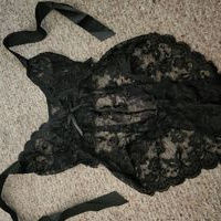Thumbnail: Sexy Lace Lingerie Bodysuit Hot Erotic Costumes Women's Underwear One Piece Bac