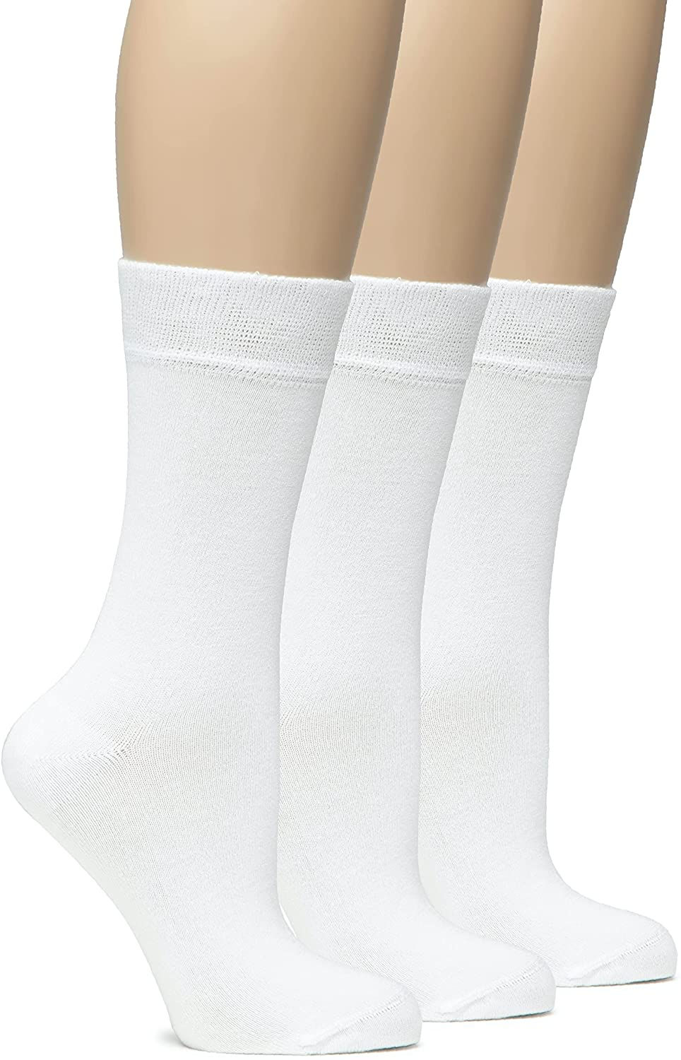Thumbnail: Hugh Ugoli Bamboo Women Socks, Soft Thin Crew Socks for Trouser, Dress, Busines