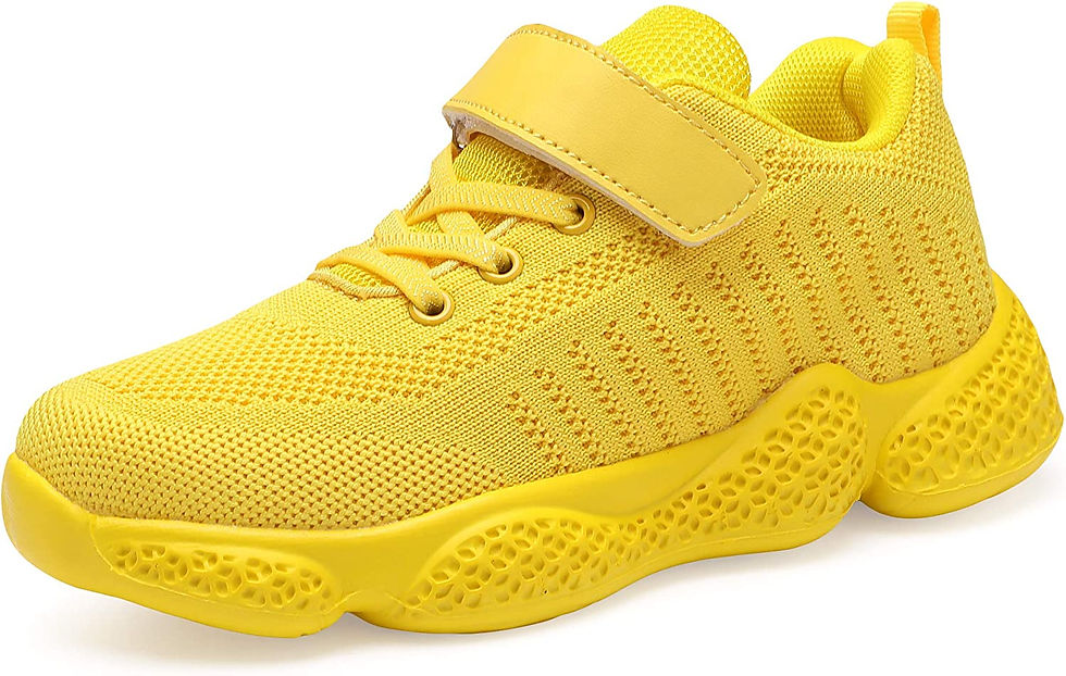 Thumbnail: Casbeam Kids Breathable Sneakers Mesh Lightweight Easy Walk Casual Sport Strap 