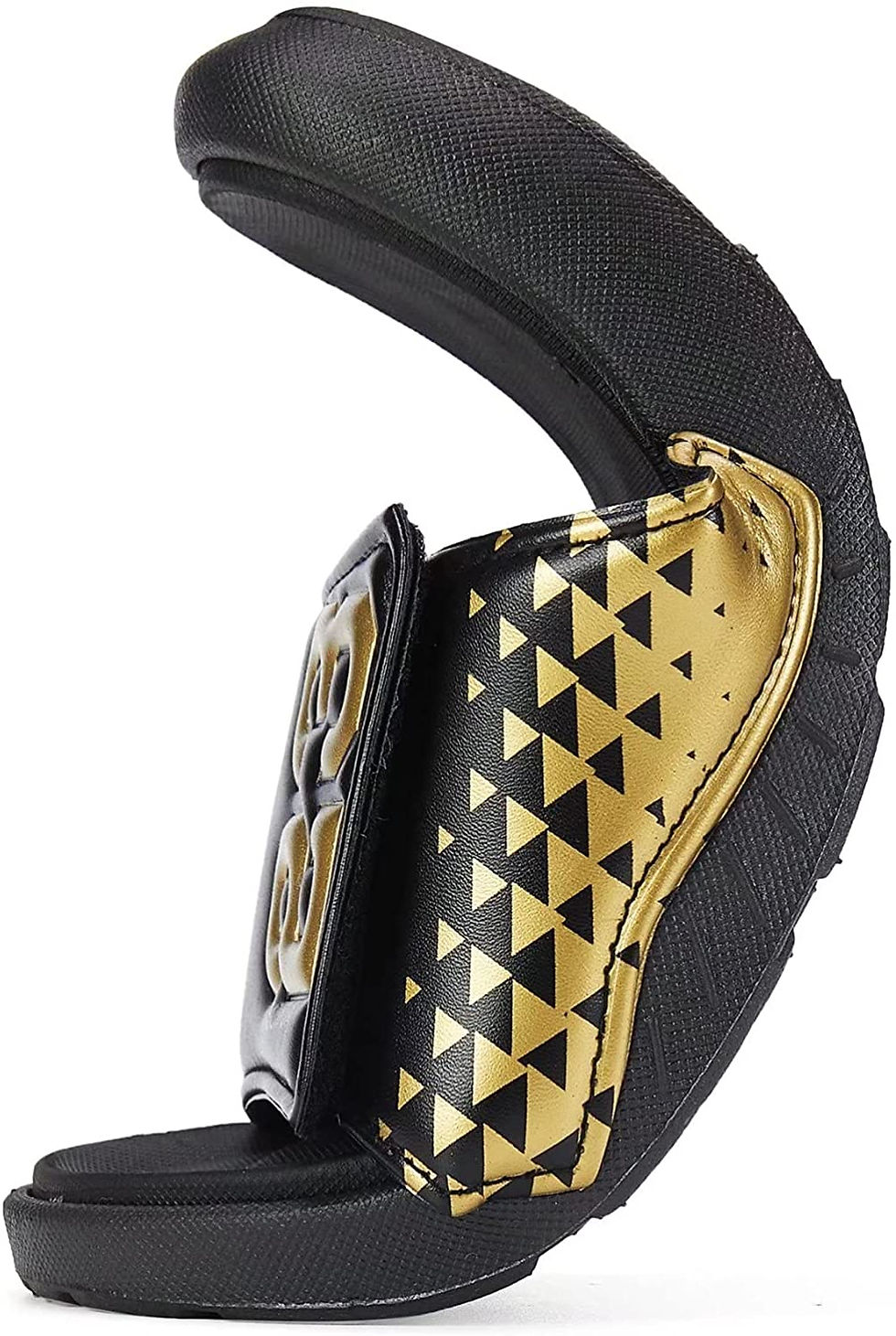 الصورة المصغرة: Men's Athletic Adjustable Slide Sandals with Velcro Lightweight Comfort Slip On