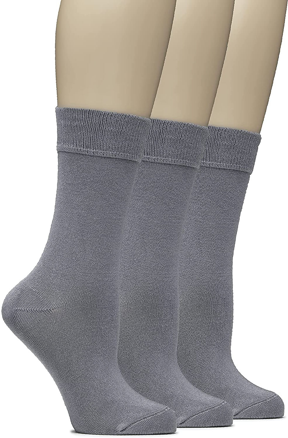 Thumbnail: Hugh Ugoli Bamboo Women Socks, Soft Thin Crew Socks for Trouser, Dress, Busines