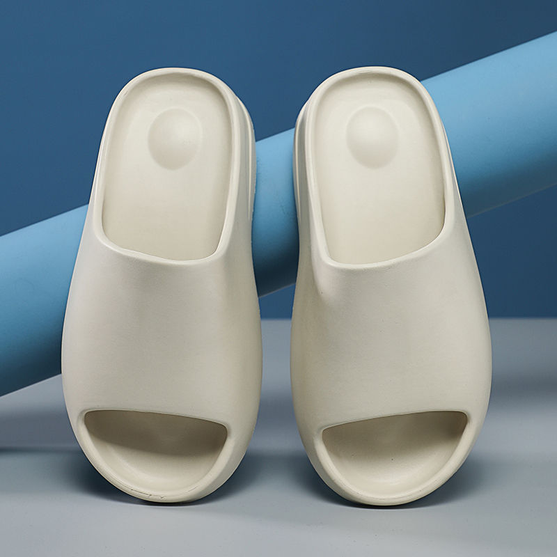 Miniatura: 2022 Summer Women Slippers Thick Platform Beach Slide Sandals Men Non-slip Flip
