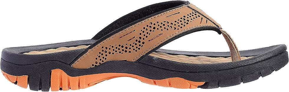 Miniatura: WHITIN Men's Flip Flops | Outdoor Thong Sandals | Arch Support | Slip Resistant