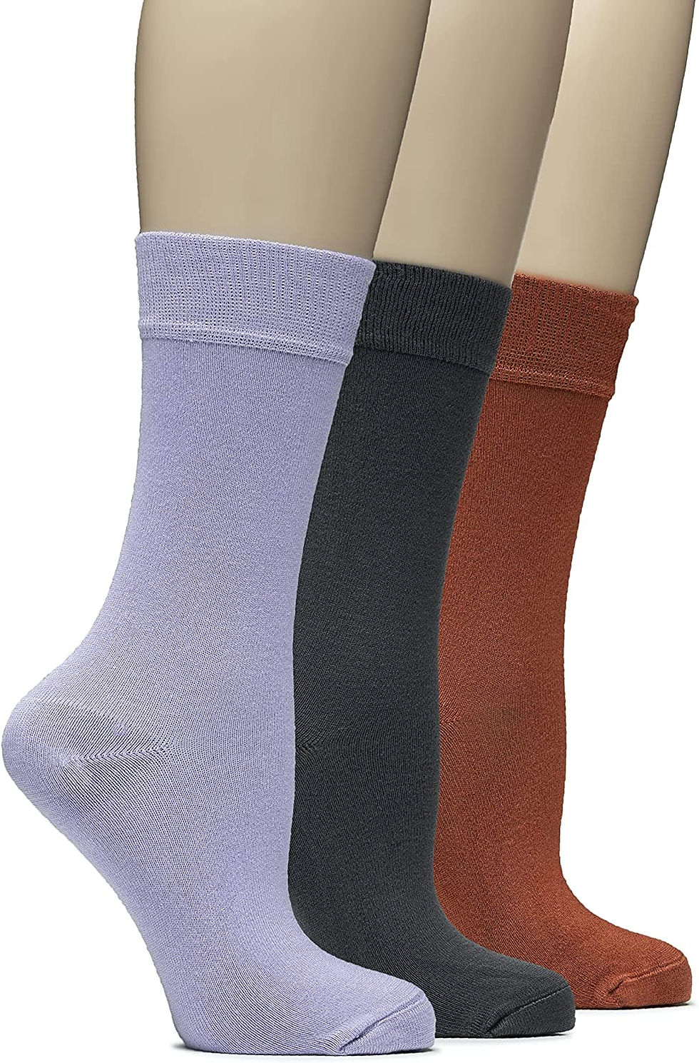 Thumbnail: Hugh Ugoli Bamboo Women Socks, Soft Thin Crew Socks for Trouser, Dress, Busines