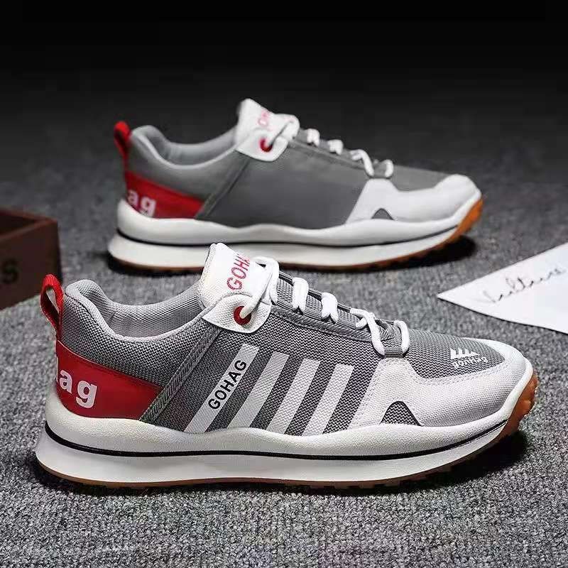 الصورة المصغرة: 2021 Winter Good Quality Running Shoes Breathable Men Fashion Soft Sole Black S