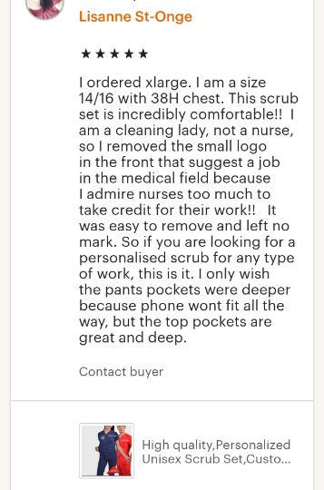 Thumbnail: Personalized Scrub Set,High Quality lycra stretch fabric,embroider your logo an