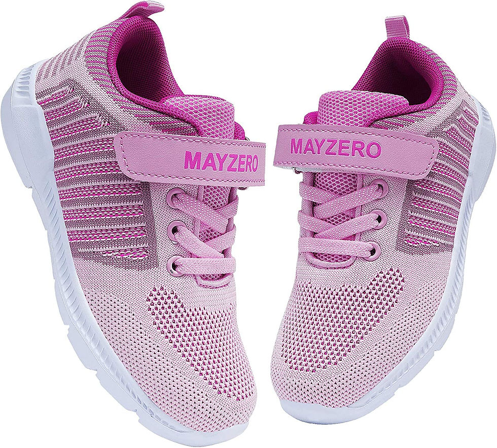 Thumbnail: MAYZERO Kids Tennis Shoes Breathable Running Shoes Walking Shoes Fashion Sneake