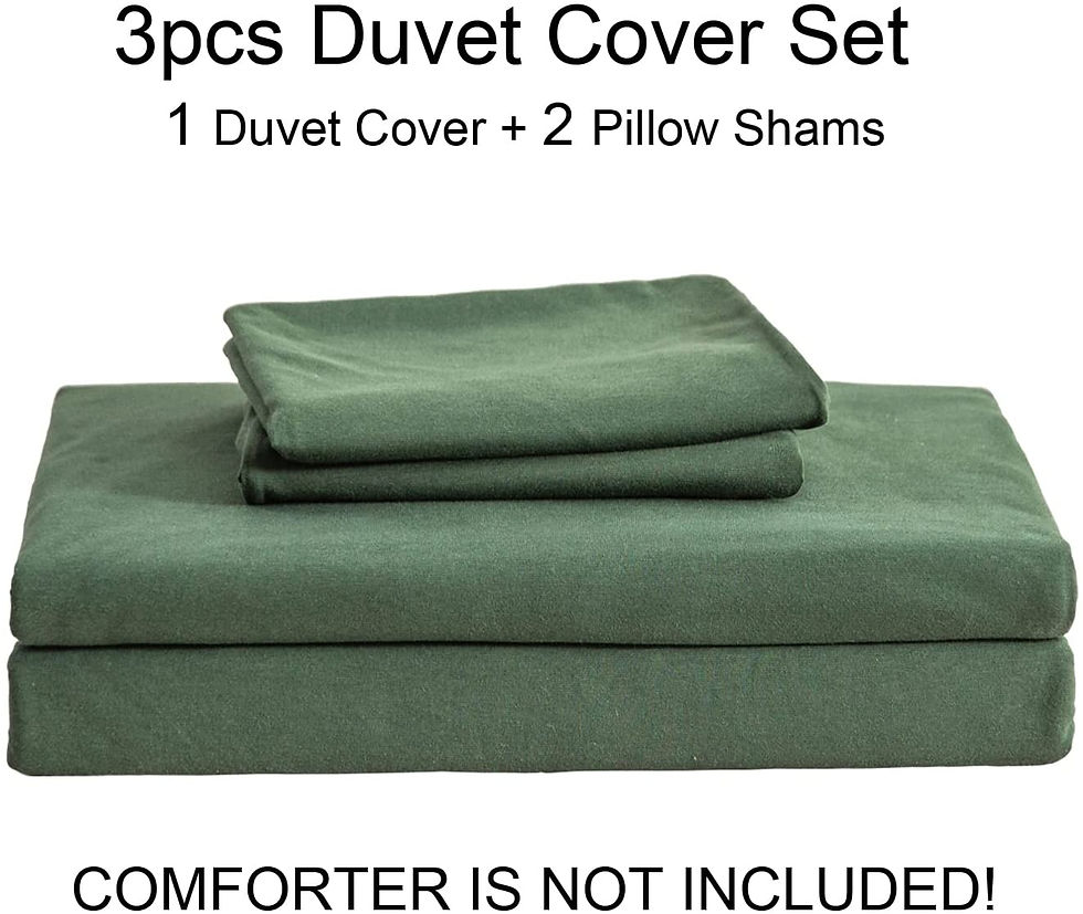 الصورة المصغرة: PURE ERA Jersey Knit Duvet Cover Set 100% T-Shirt Cotton Super Soft Comfy, Soli