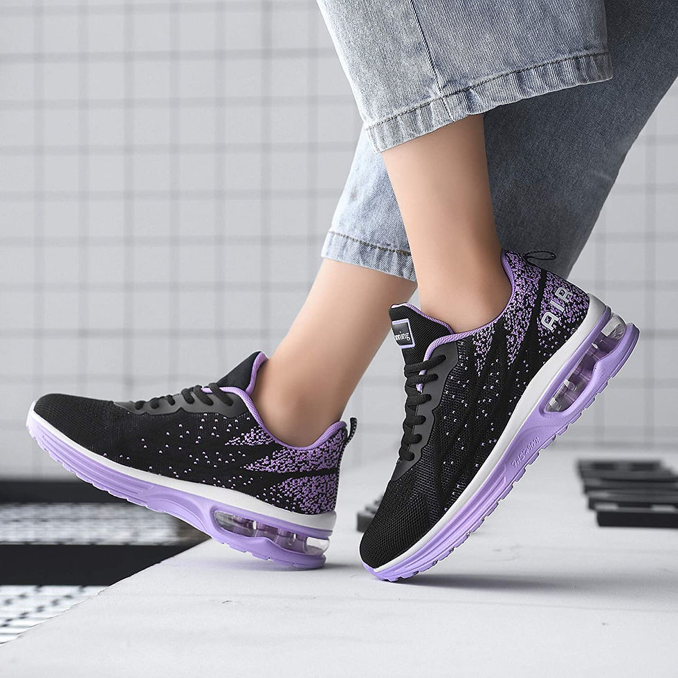 थंबनेल: Autper Women's Air Athletic Tennis Running Sneakers Lightweight Sport Gym Joggi