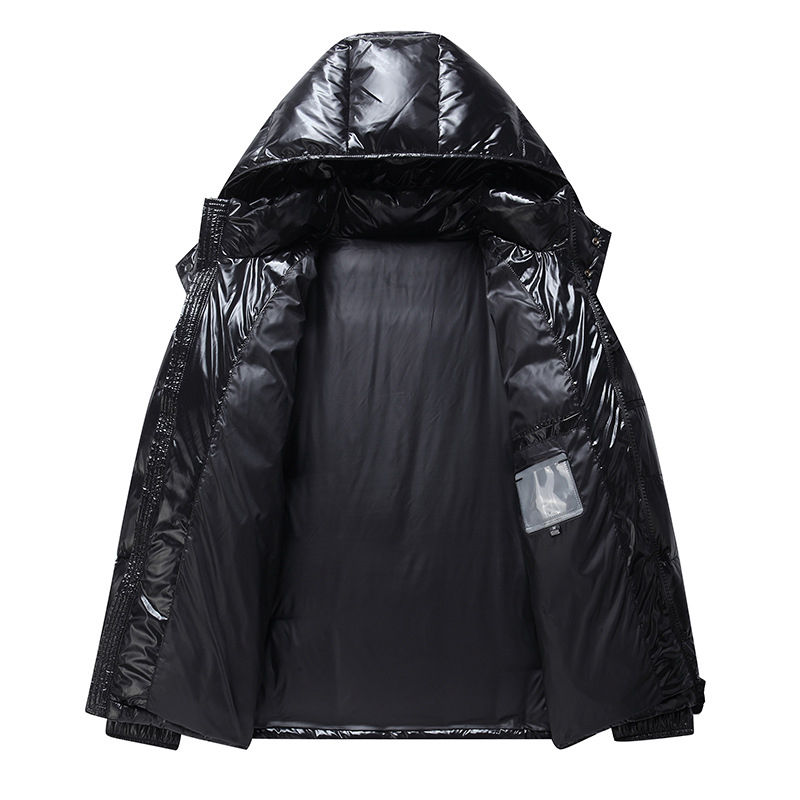 الصورة المصغرة: Custom Contrast Mens Padded Coats Nylon Bubble Puffer Jacket Coat Warm Winter M